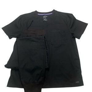 Landau Black Jogger Track Pants for Versatile Comfort